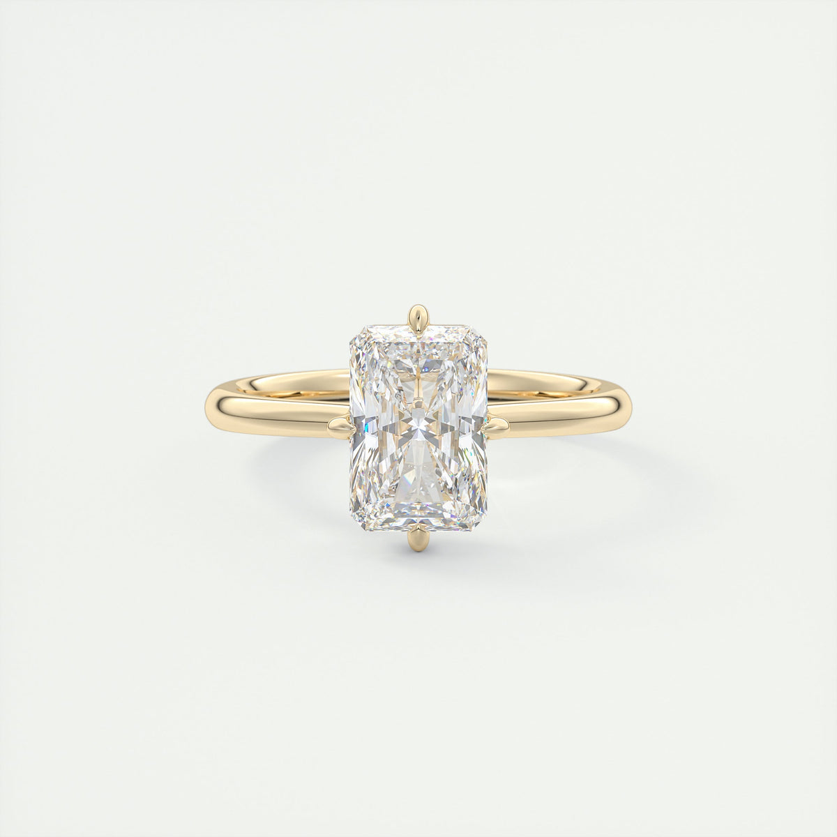North Star 2 Carat Radiant Solitaire Diamond Ring