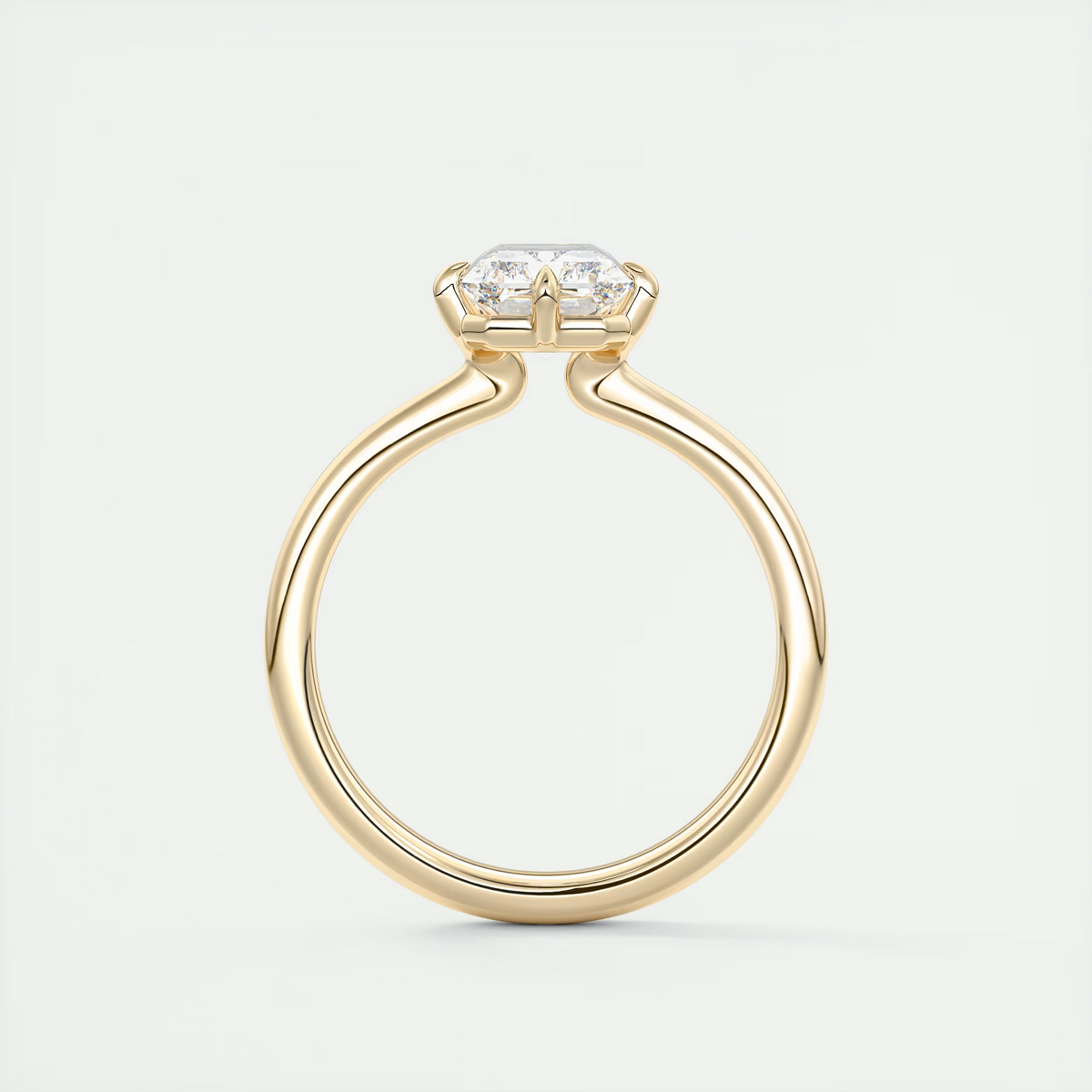 North Star 2 Carat Radiant Solitaire Diamond Ring