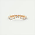 2.2mm Peaked Scallop Eternity Band (1.10 TCW)
