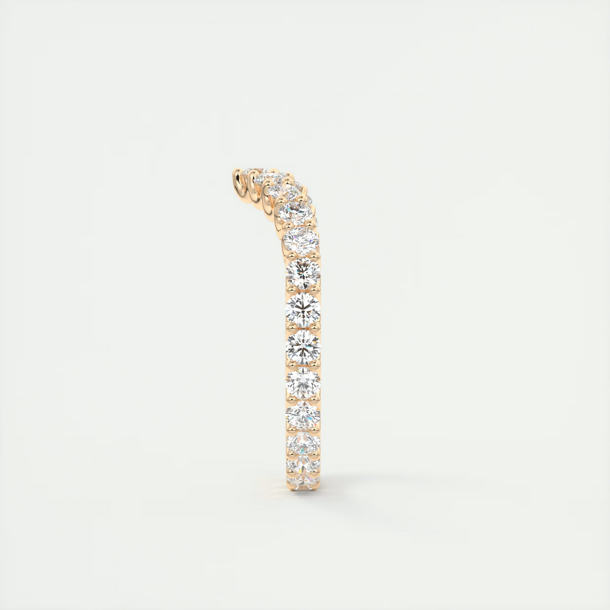 2.2mm Peaked Scallop Eternity Band (1.10 TCW)