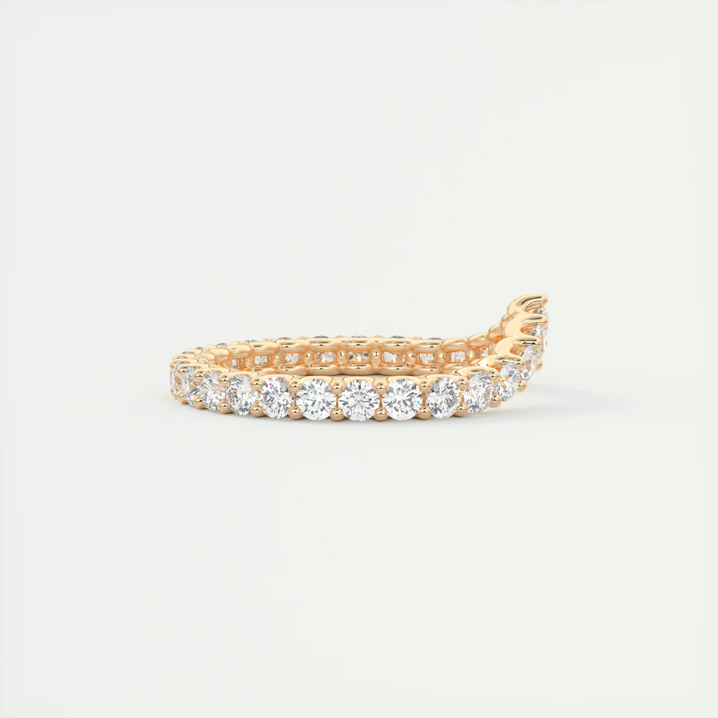 2.2mm Peaked Scallop Eternity Band (1.10 TCW)