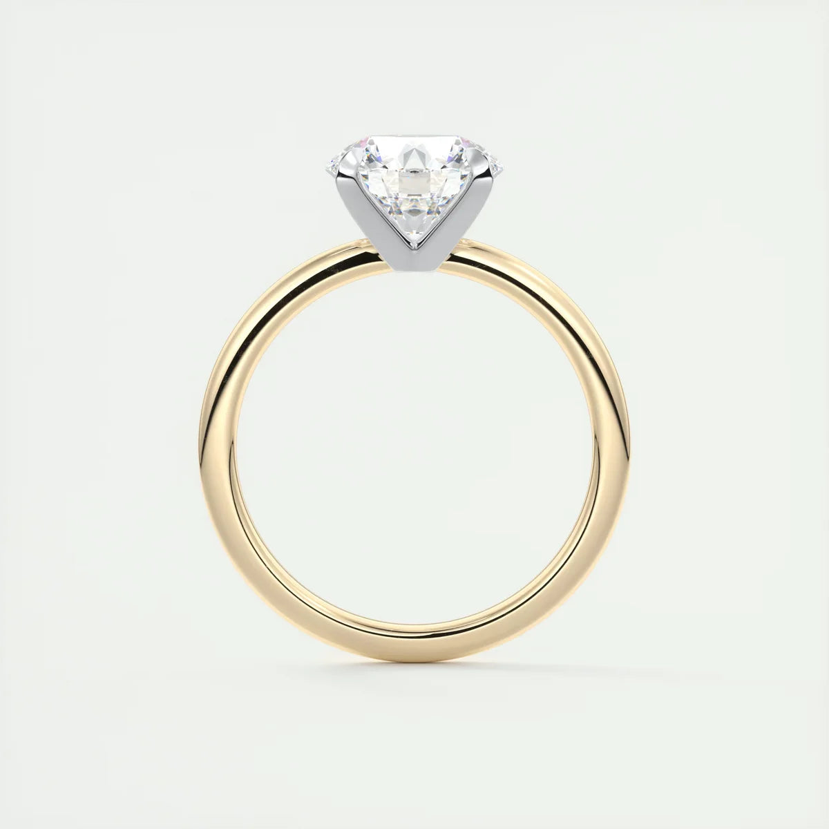 2 Carat Round – The Four Prong Solitaire
