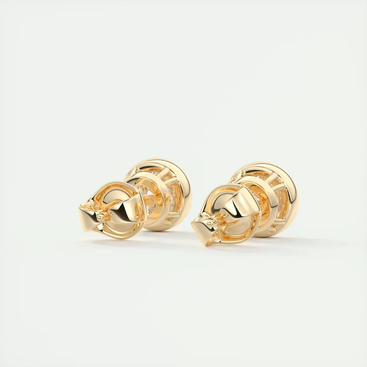 2 ct Round Diamond Studs 4