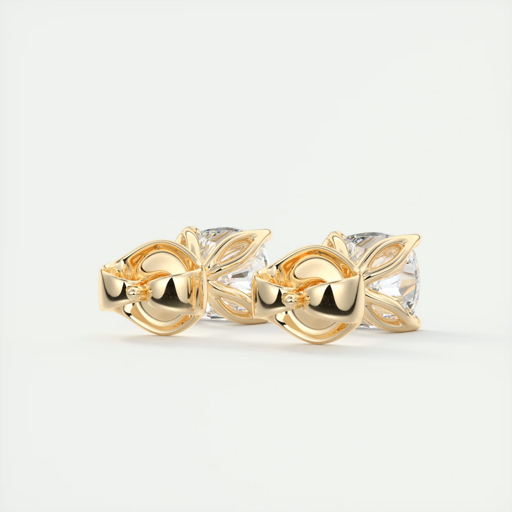 1.5 ct Cushion Diamond Studs