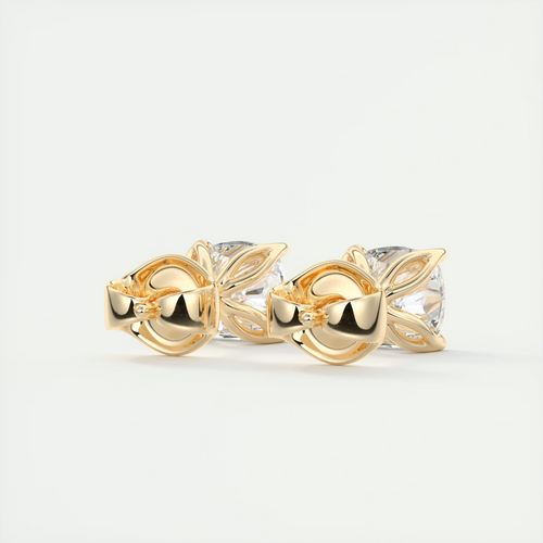 1.5 ct Cushion Diamond Studs