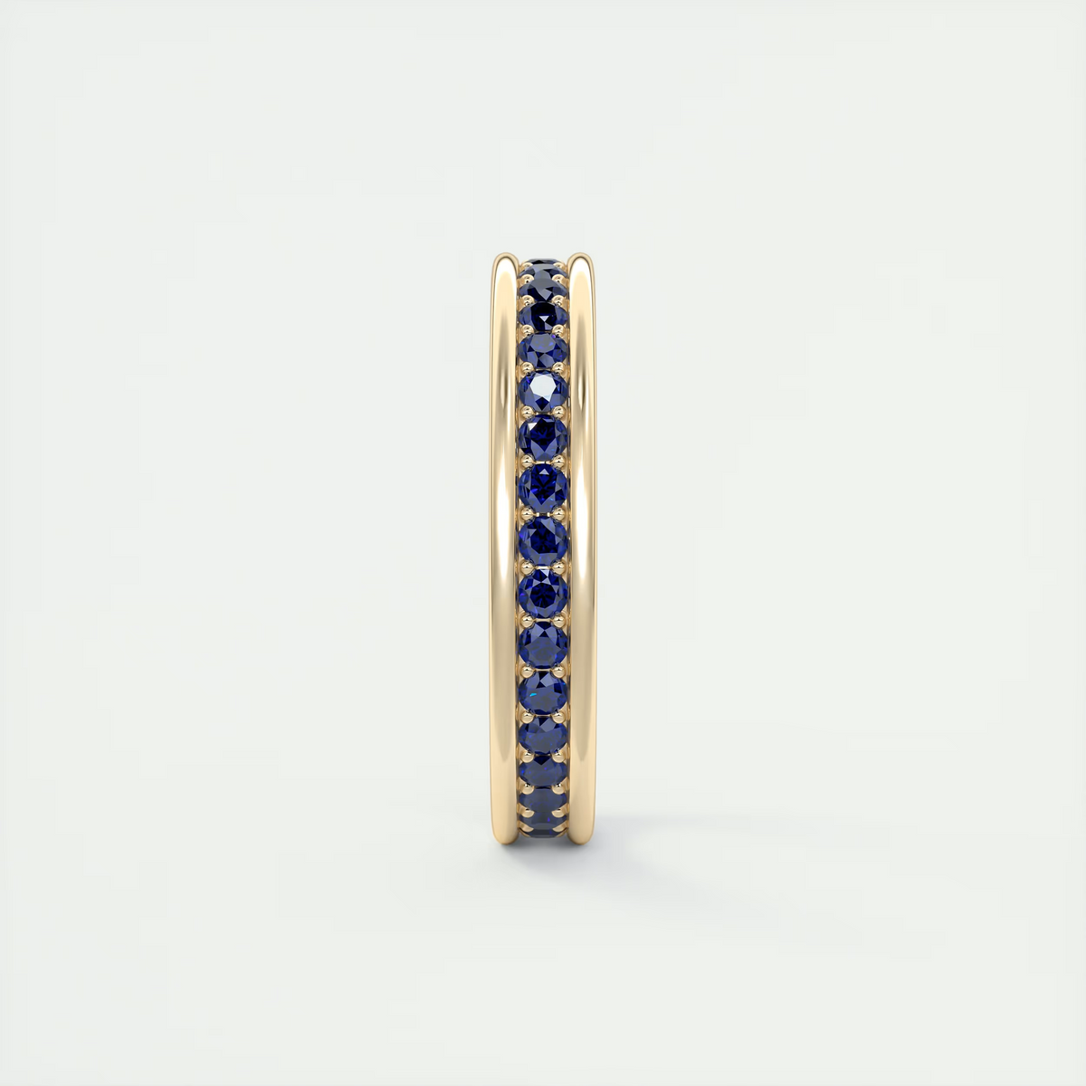 Modern Chunky Blue Eternity Band (0.70 TCW)