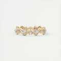 Oval Flutter Diamond Band (0.50 TCW)