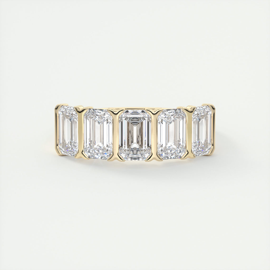 Emerald Five Stone Ring (2.50 TCW)
