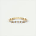 Classic French Half Eternity Band – 1.5mm Rounds (0.35 TCW)