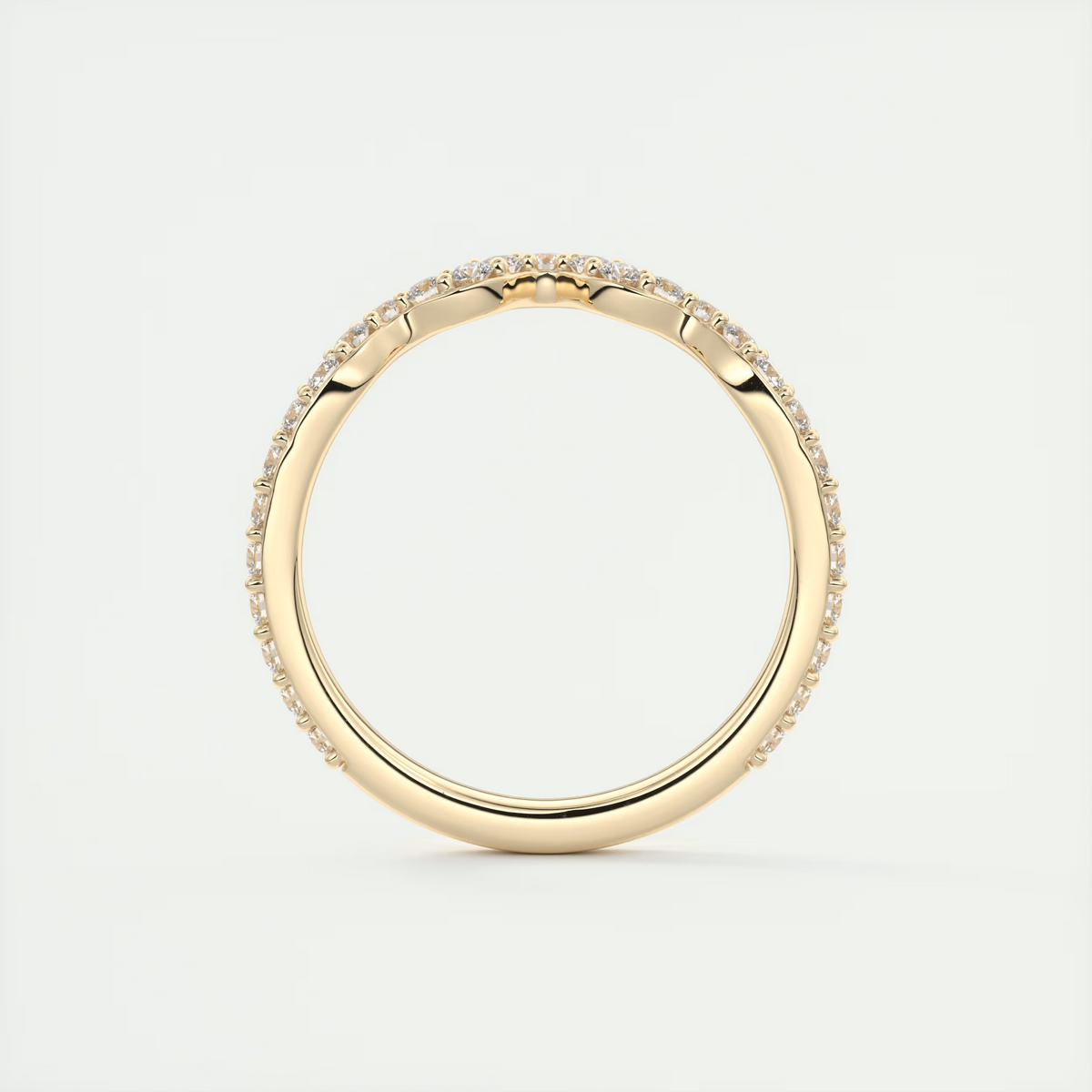 Cloud Squiggly Eternity Band – 1.5mm Rounds (0.60 TCW)