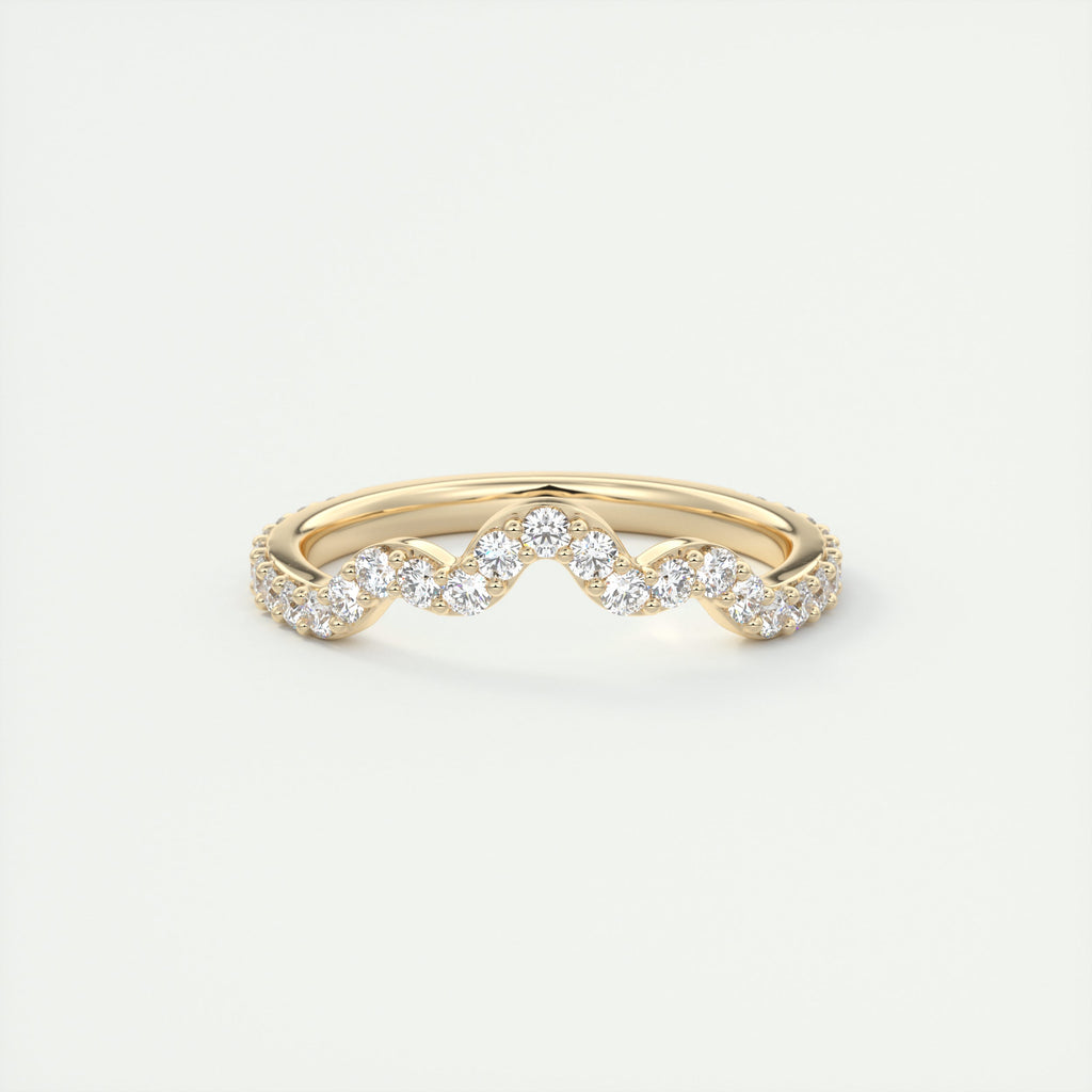 Cloud Squiggly Eternity Band – 1.5mm Rounds (0.60 TCW)