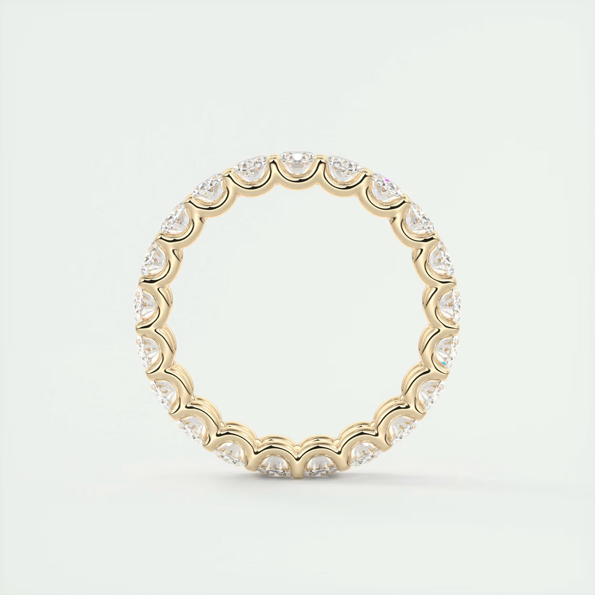 Grace Oval Diamond Eternity Band (3.00 TCW)