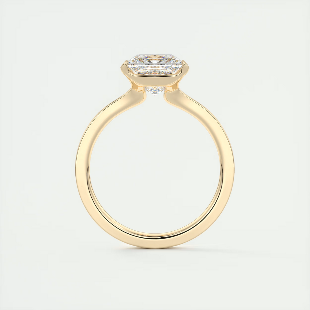 Geometry 2 Carat Princess Cut Diamond Ring