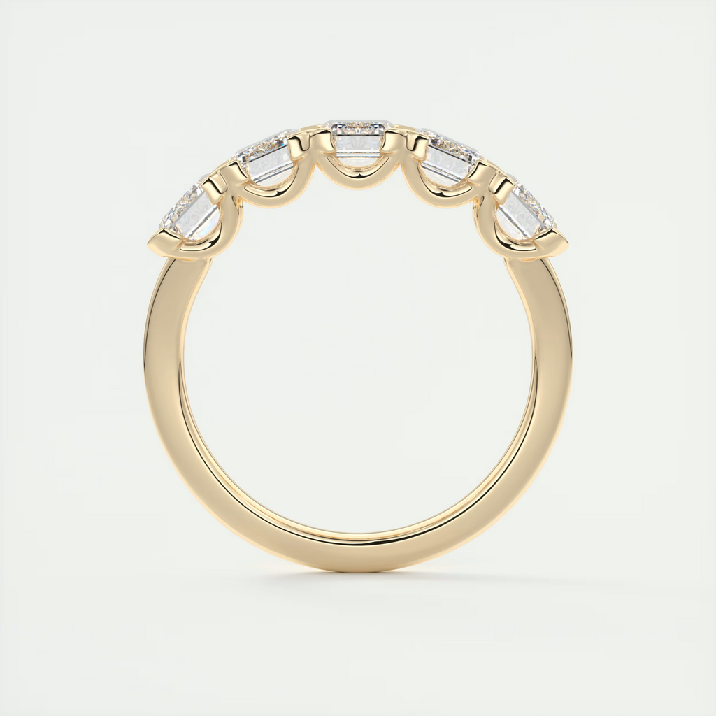 Emerald Five Stone Ring (2.50 TCW)